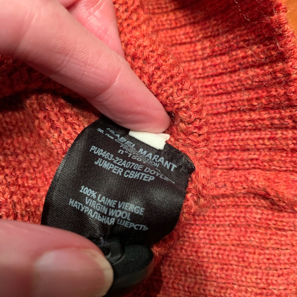NWOT Isabel Marant DOYLE striped wool sweater - 38 FR / US 6 / M - Picture 9 of 15